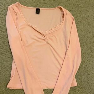 Pink Lace Top
